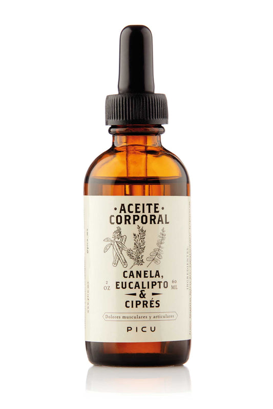 Aceite Corporal Canela, Eucalipto & Ciprés