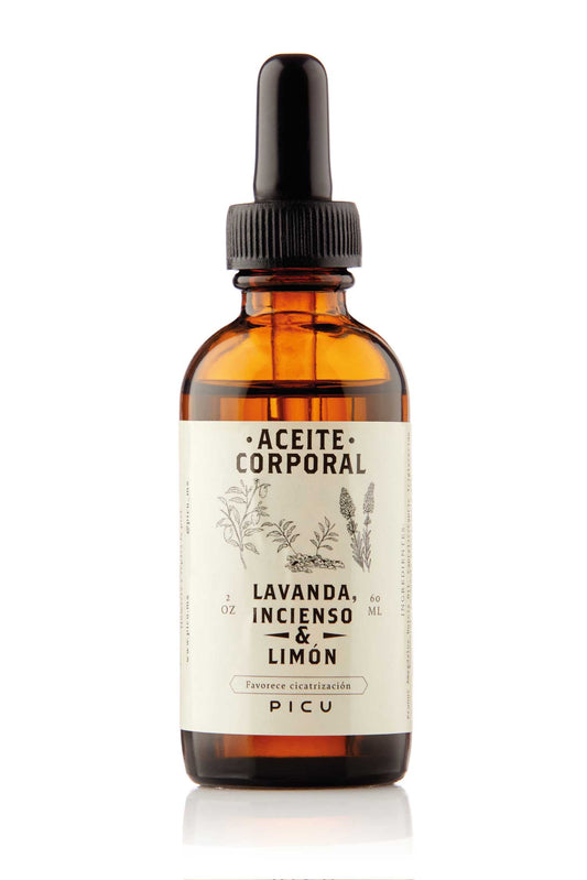 Aceite Corporal Lavanda, Incienso & Limón